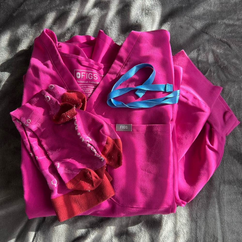 Figs Scrubs (Top/Bottom/Socks)